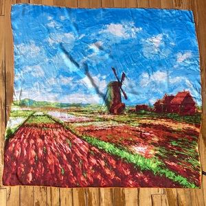 100% Silk Vintage Scarf